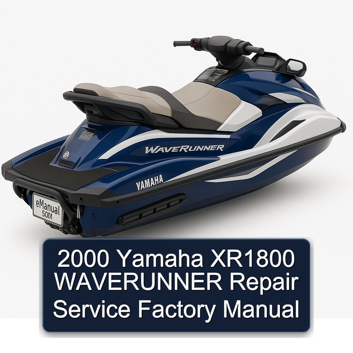 2000 Yamaha XR1800 WAVERUNNER Repair Service Factory Manual