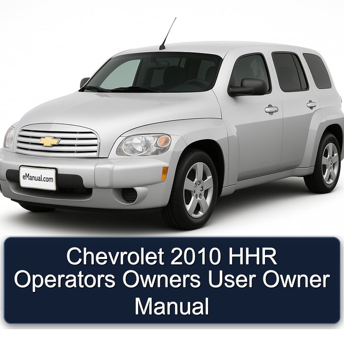 Chevrolet 2010 HHR Operators Owners User Owner Manual