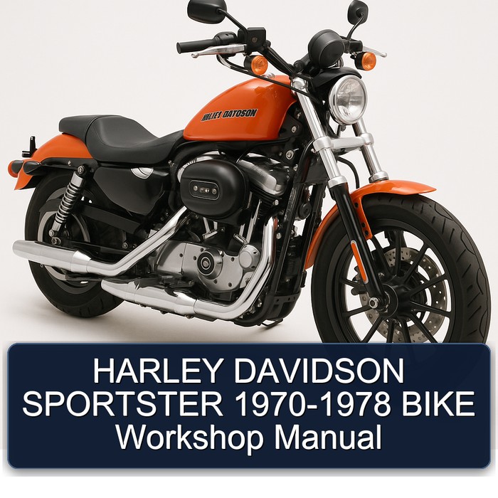 HARLEY DAVIDSON SPORTSTER 1970-1978 BIKE Workshop Manual