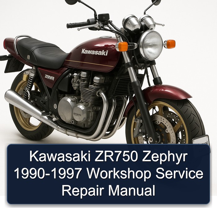 Kawasaki ZR750 Zephyr 1990-1997 Workshop Manual de servicio y reparación