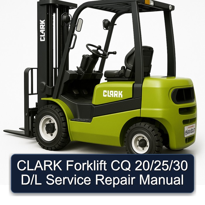 Manual de Servicio y Reparación de Carretillas Elevadoras CLARK CQ 20/25/30 D/L
