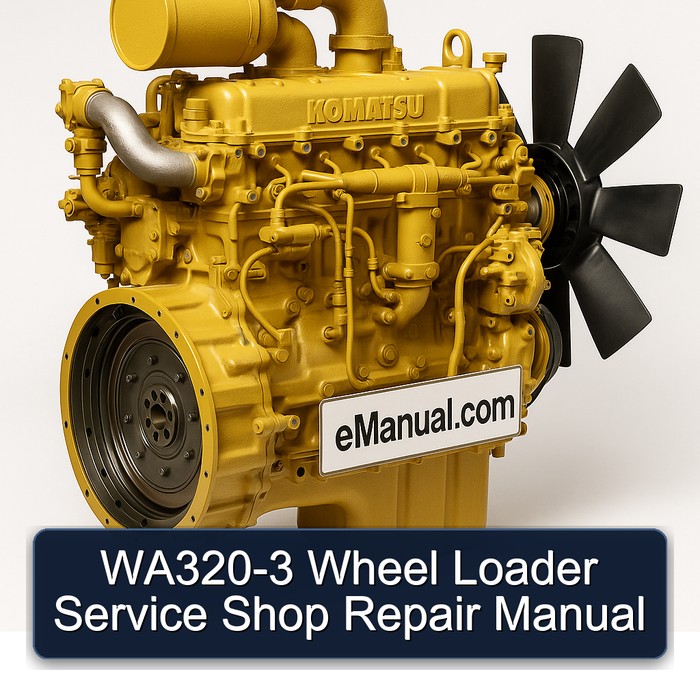 Manual de Reparación para Cargadora de Ruedas WA320-3