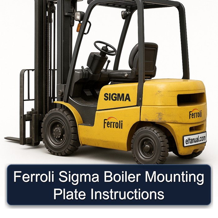 Ferroli Sigma Boiler Mounting Plate Instructions