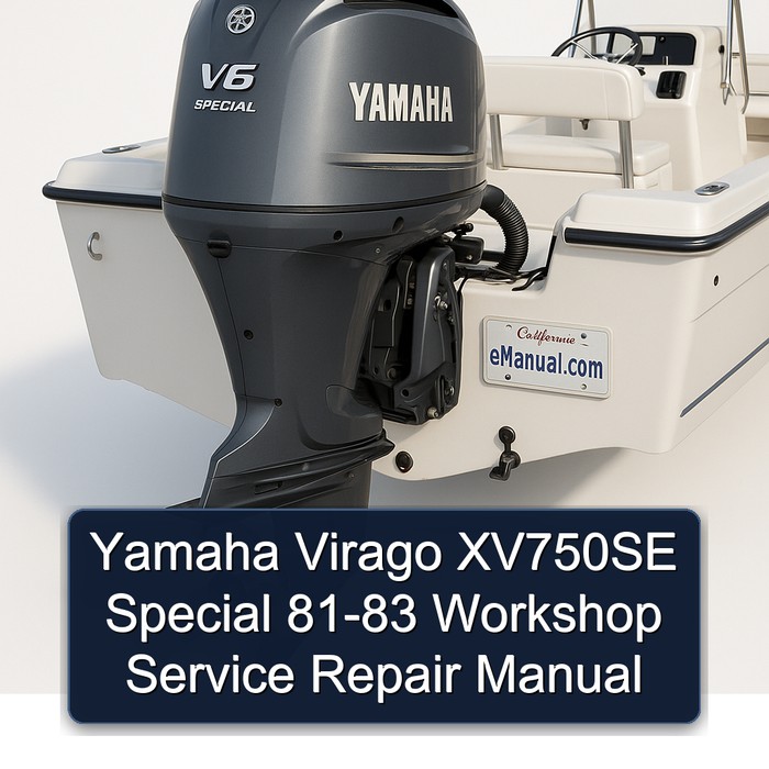 Yamaha Virago XV750SE Special 81-83 Workshop Service Repair Manual 