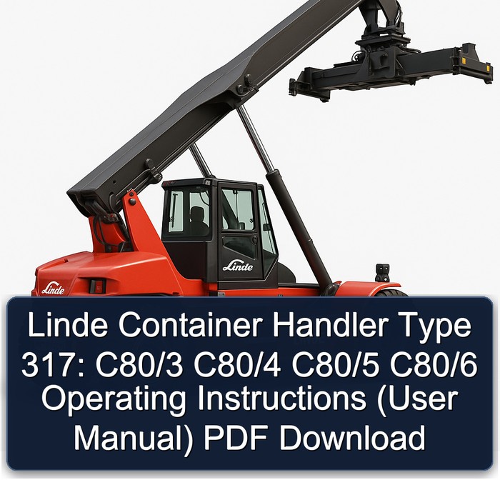 Linde Containerhandler Typ 317: Bedienungsanleitung (PDF)