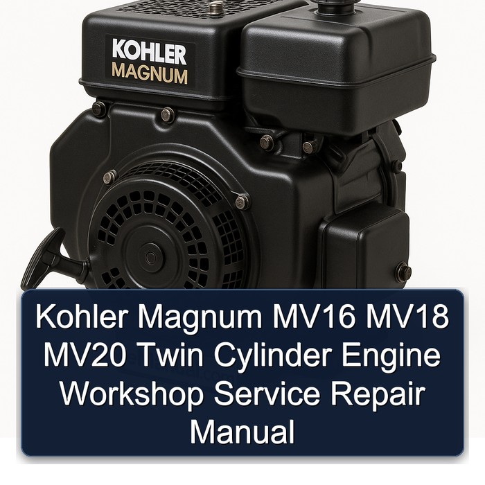 Kohler Magnum MV16/18/20 Zwillingszylinder-Motor Werkstatt-Servicehandbuch