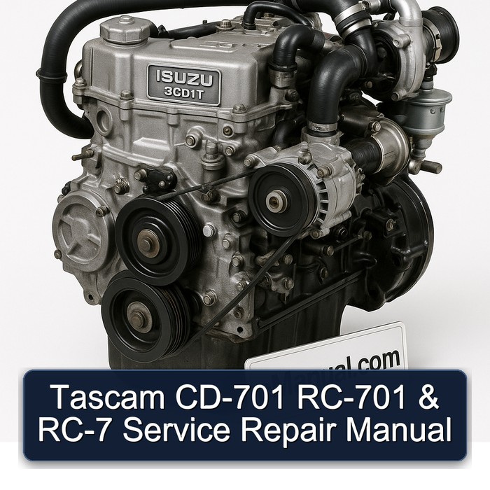 Tascam CD-701 RC-701 & RC-7 Service Repair Manual 