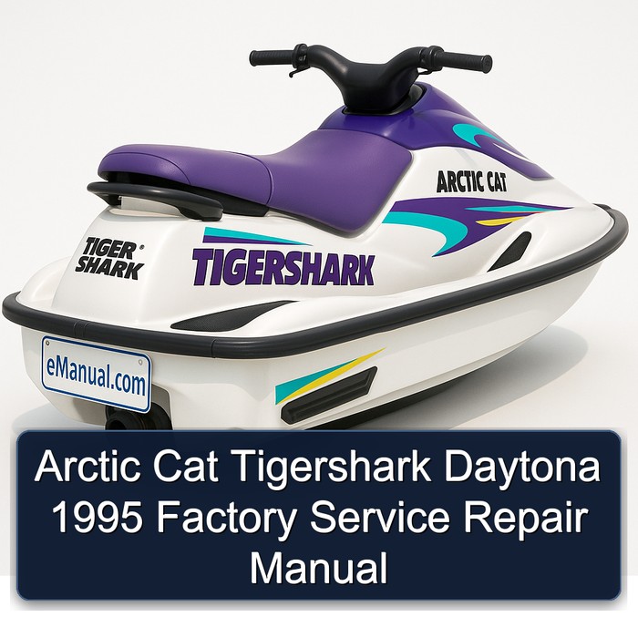 Arctic Cat Tigershark Daytona 1995 Factory Manual de servicio y reparación