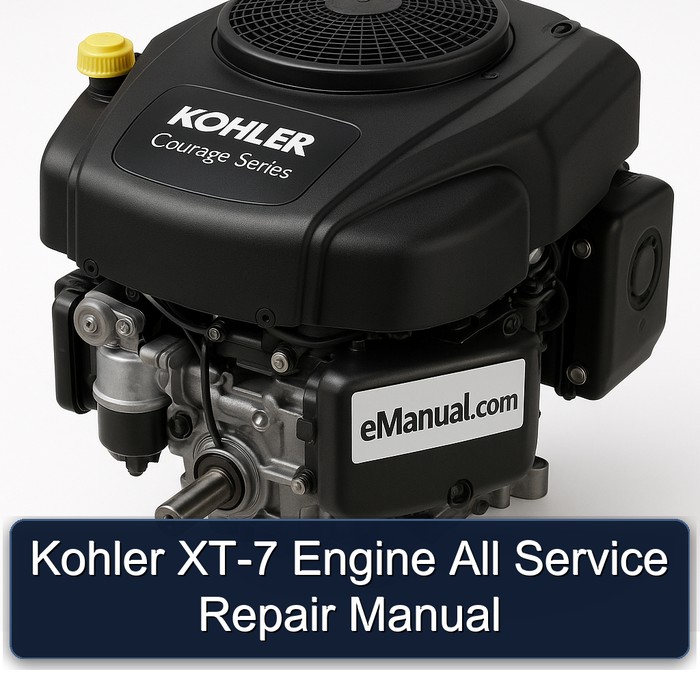 Kohler XT-7 Engine All Manual de servicio y reparación