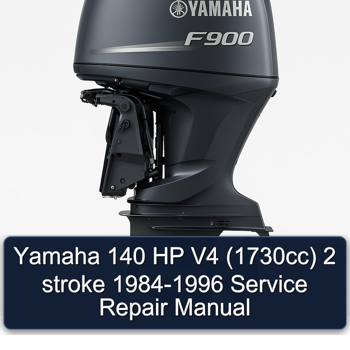 Yamaha 140 HP V4 (1730cc) 2 stroke 1984-1996 Service Repair Manual