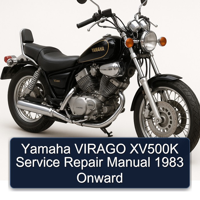 Yamaha VIRAGO XV500K Service Repair Manual 1983 Onward 