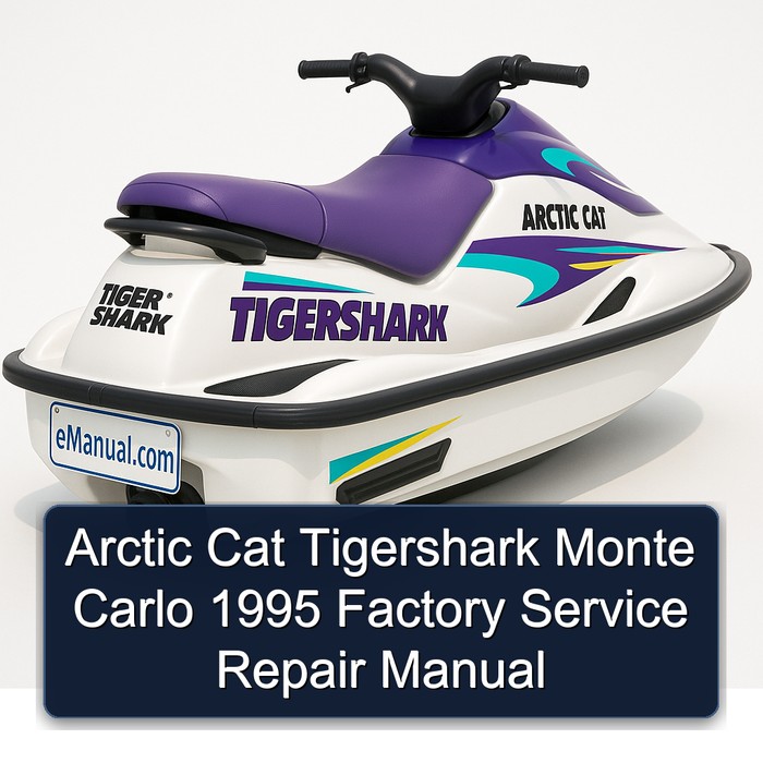 Arctic Cat Tigershark Monte Carlo 1995 Factory Manual de servicio y reparación