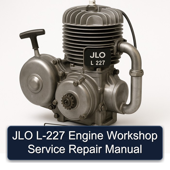 JLO L-227 Engine Workshop Manual de servicio y reparación