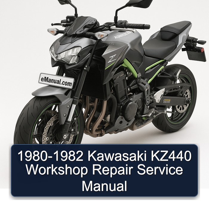 1980-1982 Kawasaki KZ440 Workshop Repair Service Manual