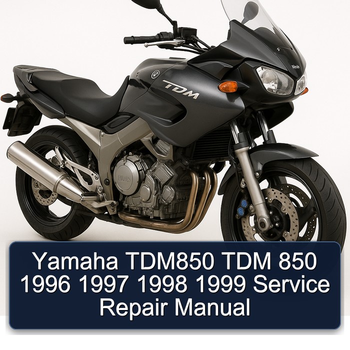 Yamaha TDM850 TDM 850 1996 1997 1998 1999 Service Repair Manual