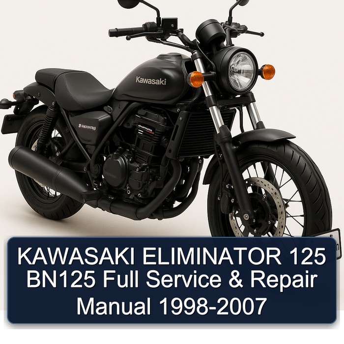 KAWASAKI ELIMINATOR 125 BN125 Full Service & Repair Manual 1998-2007