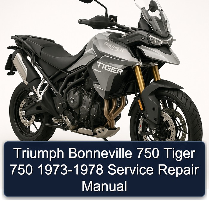 Triumph Bonneville 750 Tiger 750 1973-1978 Manual de servicio y reparación