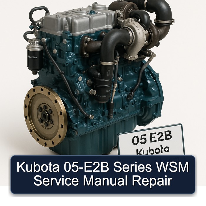 Kubota 05-E2B Series WSM Service Manual Repair