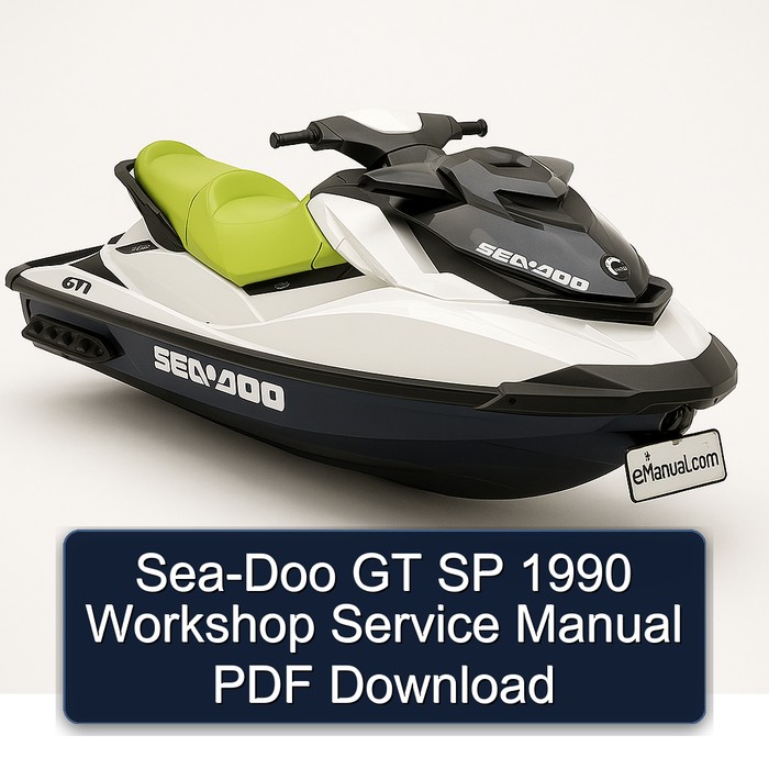 Sea-Doo GT SP 1990 Workshop Service Manual PDF Download