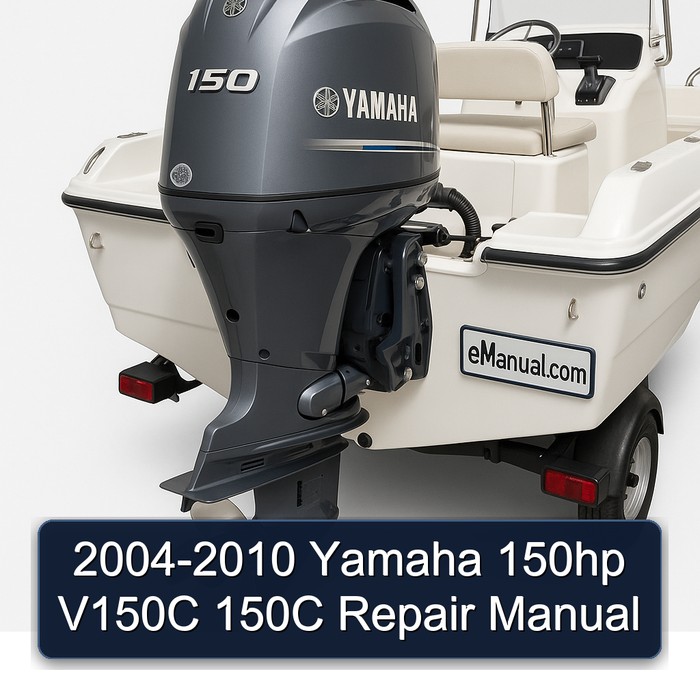  2004-2010 Yamaha 150hp V150C 150C Repair Manual