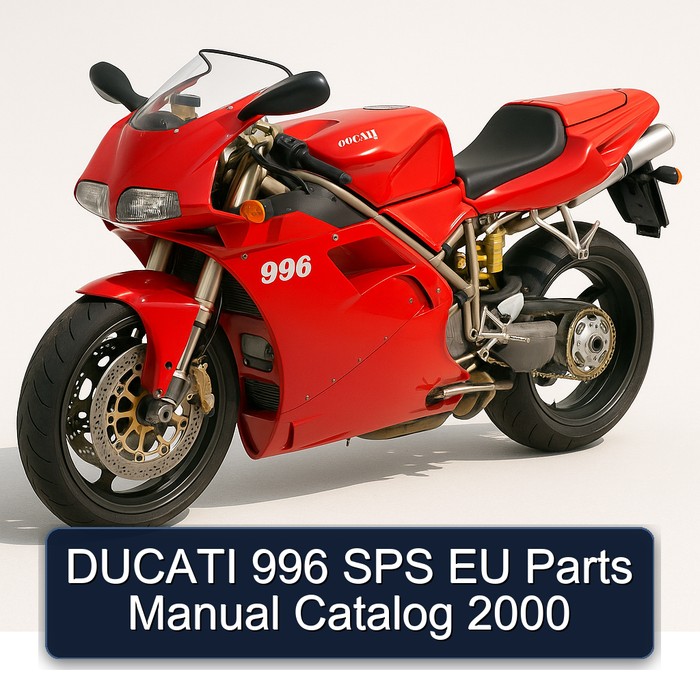 DUCATI 996 SPS EU Parts Manual Catalog 2000