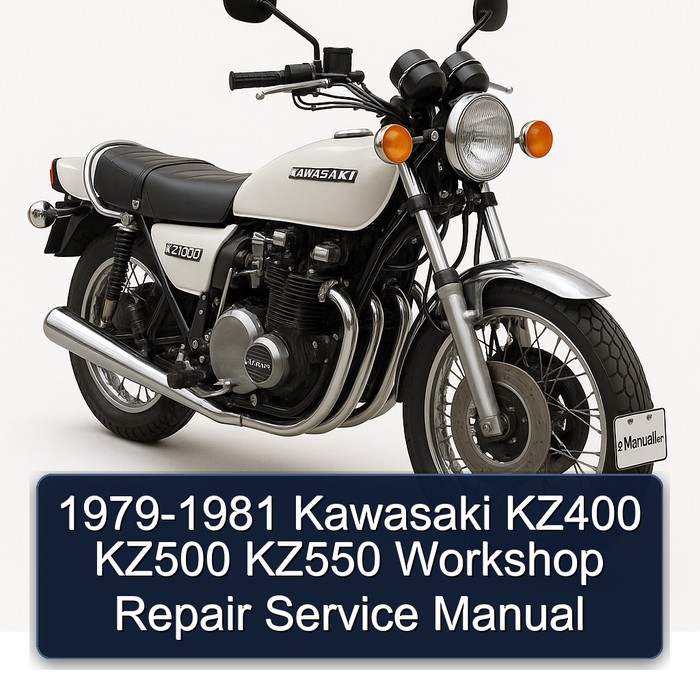 1979-1981 Kawasaki KZ400 KZ500 KZ550 Workshop Repair Service Manual