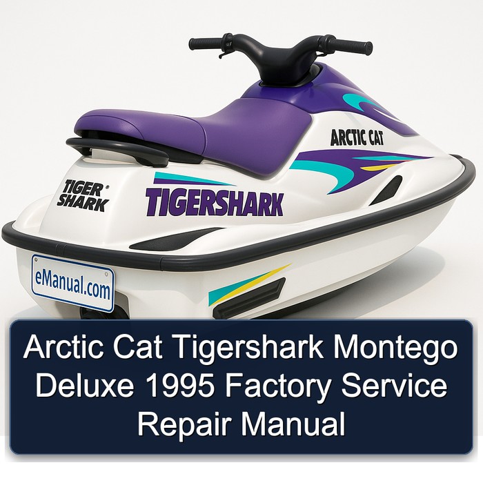 Arctic Cat Tigershark Montego Deluxe 1995 Factory Manual de servicio y reparación