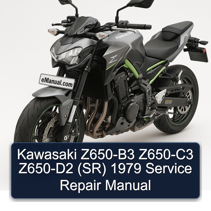 Kawasaki Z650-B3 Z650-C3 Z650-D2 (SR) 1979 Service Repair Manual