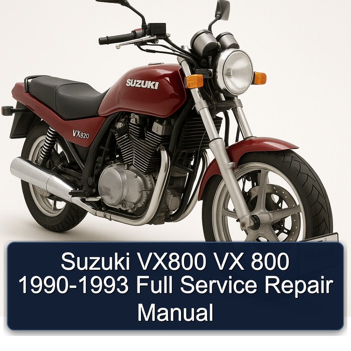 Suzuki VX800 VX 800 1990-1993 Full Manual de servicio y reparación