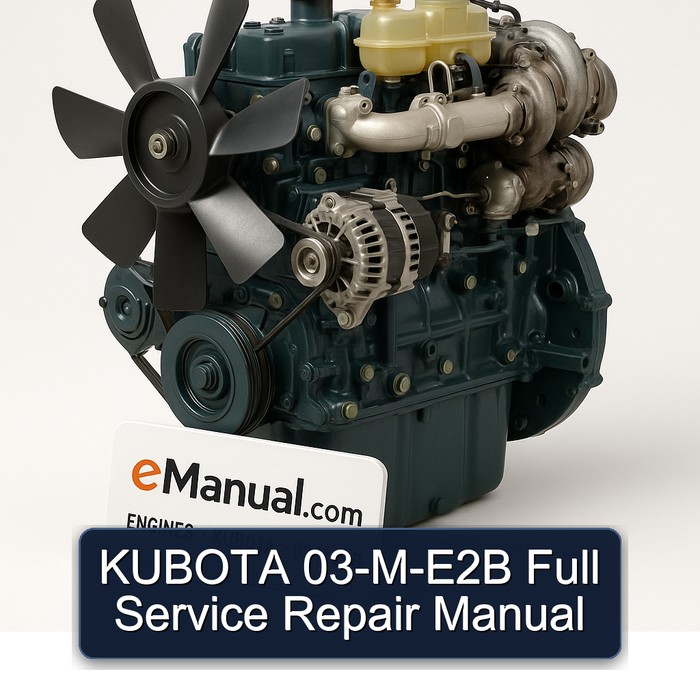 Kubota 03-M-E2B Reparaturhandbuch