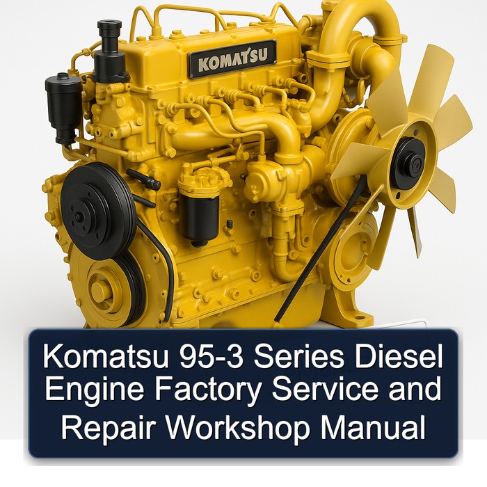 Komatsu 95-3 Series Diesel Engine Factory Service and Repair Workshop Manual 