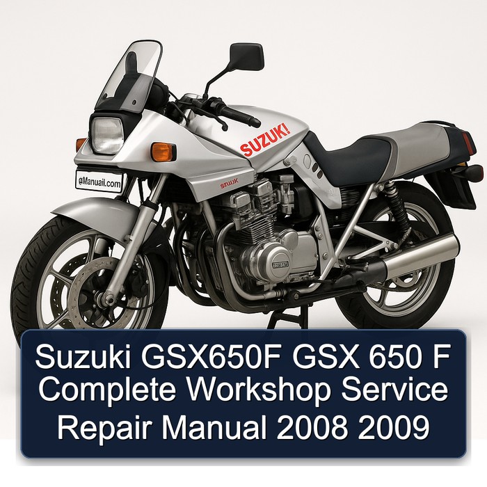 Suzuki GSX650F GSX 650 F Complete Workshop Service Repair Manual 2008 2009