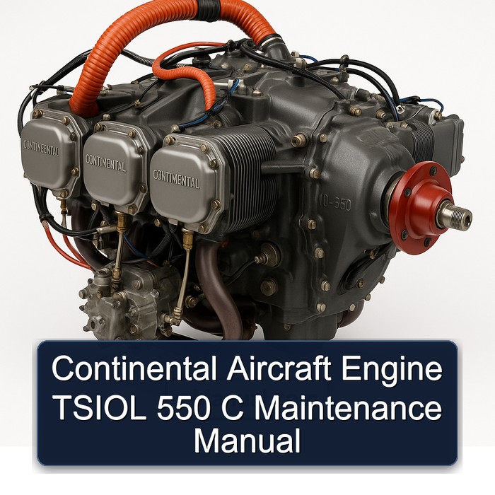 Wartungsanleitung Continental Flugzeugmotor TSIOL 550 C