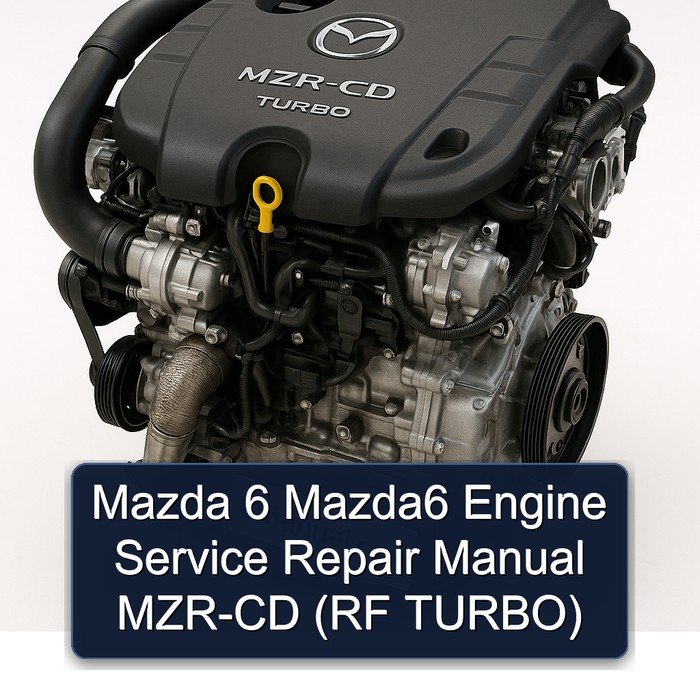 Mazda 6 Mazda6 Engine Manual de servicio y reparación MZR-CD (RF TURBO)