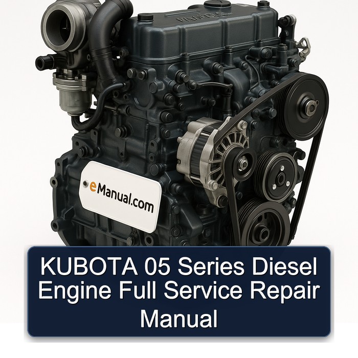 KUBOTA 05 Series Diesel Engine Full Service Repair Manual