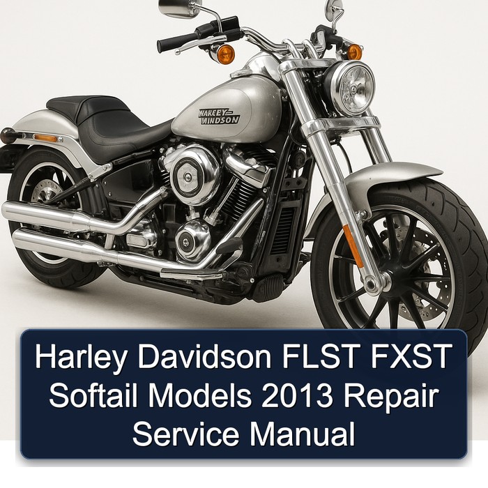 Harley Davidson FLST FXST Softail Models 2013 Repair Service Manual