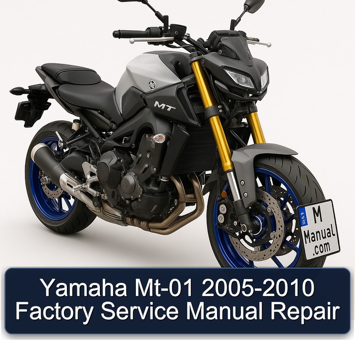 Yamaha Mt-01 2005-2010 Factory Service Manual Repair