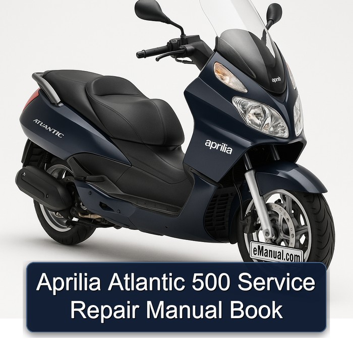 Aprilia Atlantic 500 Manual de servicio y reparación Book