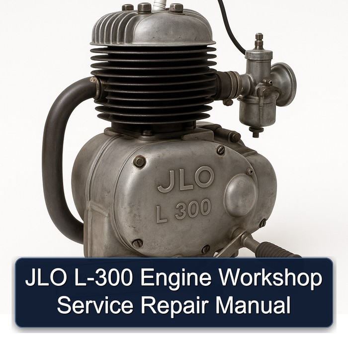 Manual de Servicio y Reparación del Motor JLO L-300