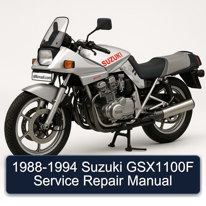 1988-1994 Suzuki GSX1100F Manual de servicio y reparación