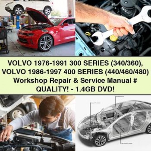 Volvo 1976-1991 300 Series (340/360) & 1986-1997 400 Series (440/460/480) Workshop Repair Service Manual PDF Download
