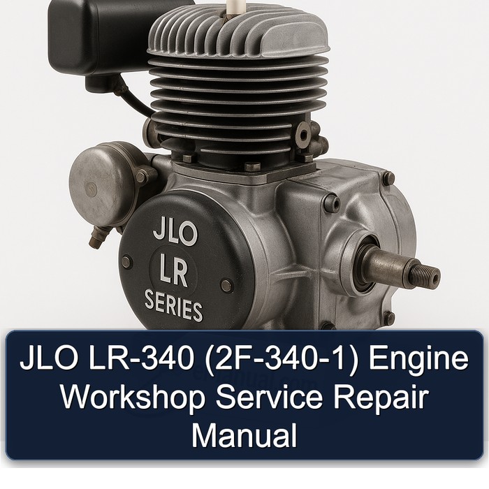 Manual de Reparación y Servicio del Taller para Motores JLO LR-340 (2F-340-1)