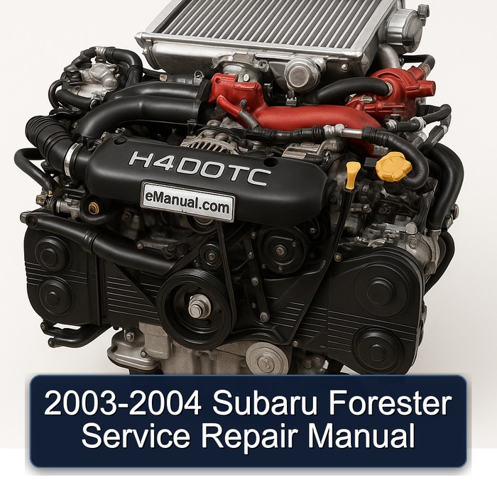 2003-2004 Subaru Forester Manual de servicio y reparación