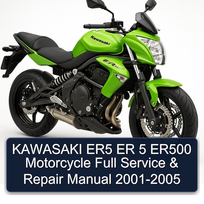 KAWASAKI ER5 ER 5 ER500 Motorcycle Full Service & Repair Manual 2001-2005