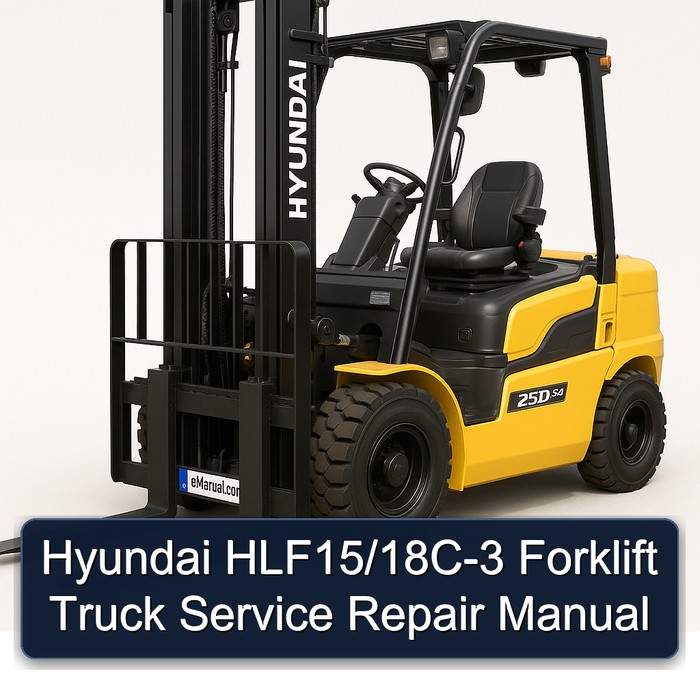 Hyundai HLF15/18C-3 Forklift Truck Manual de servicio y reparación