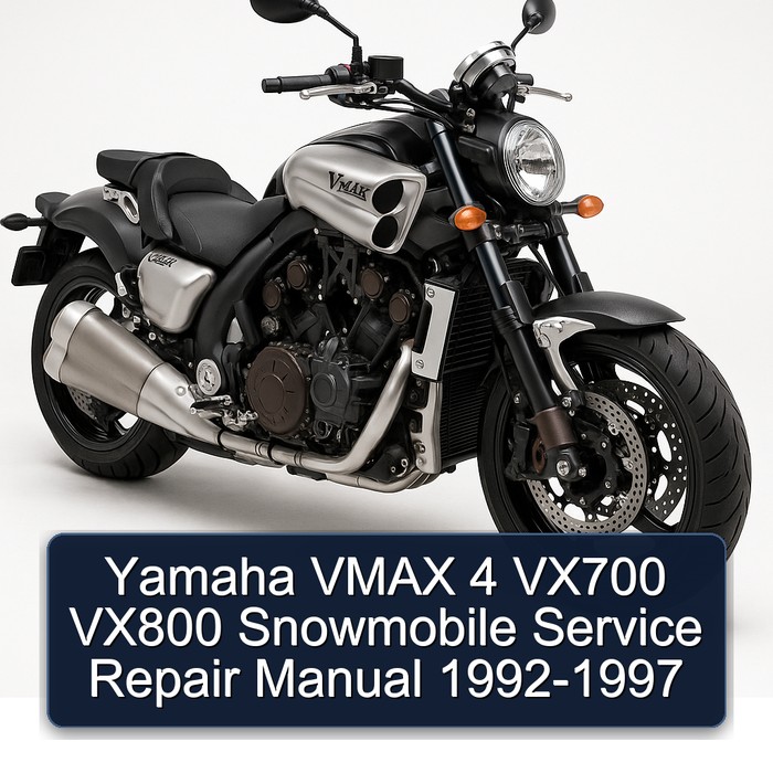Yamaha VMAX 4 VX700 VX800 Snowmobile Service Repair Manual 1992-1997