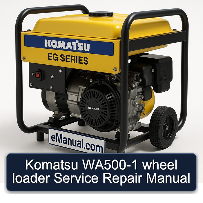 Komatsu WA500-1 wheel loader Service Repair Manual