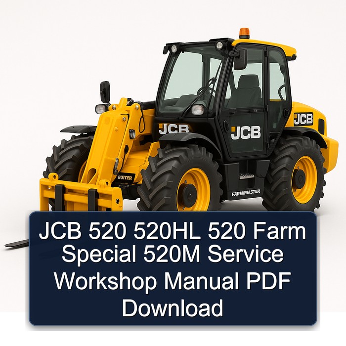 JCB 520 520HL 520 Farm Special 520M Service Workshop Manual PDF Download