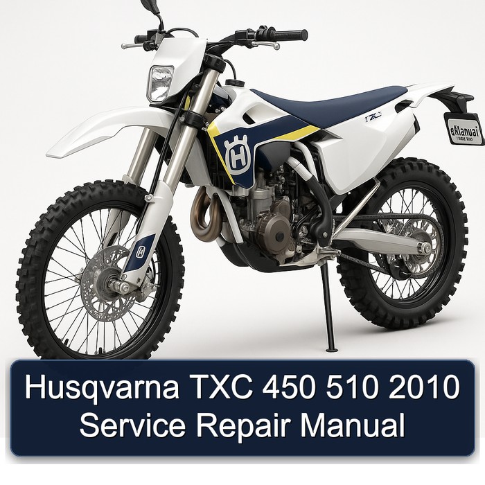 Husqvarna TXC 450 510 2010 Manual de servicio y reparación
