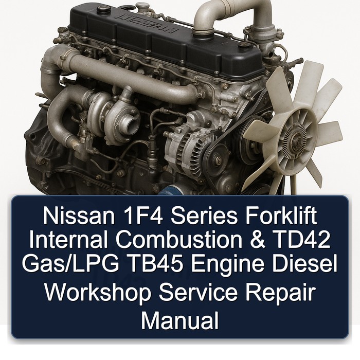 Nissan 1F4 Serie Gabelstapler Werkstatt- und Reparaturhandbuch